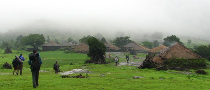 Approaching a village, where unfortunately we arrived too late for lunch