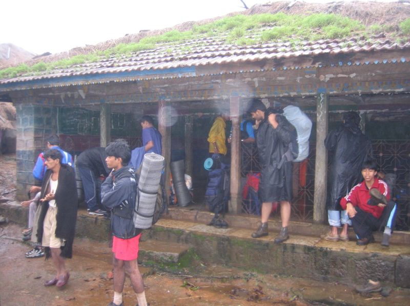 The temple in which we spent the night